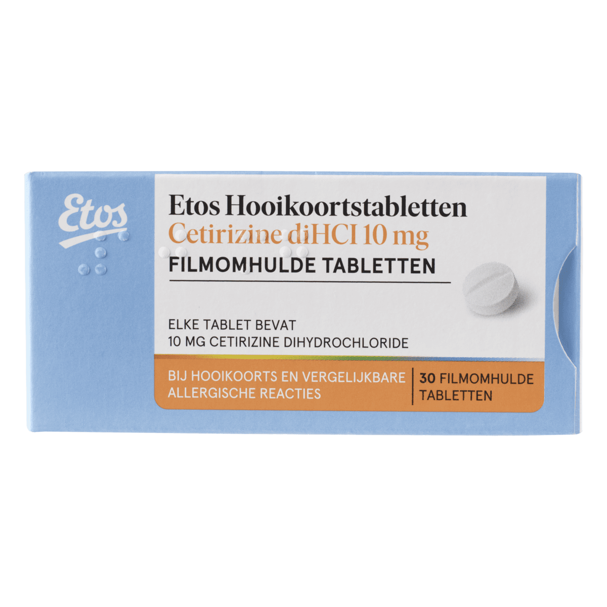 Etos Hooikoortstabletten Cetirizine 10 MG 30 stuks