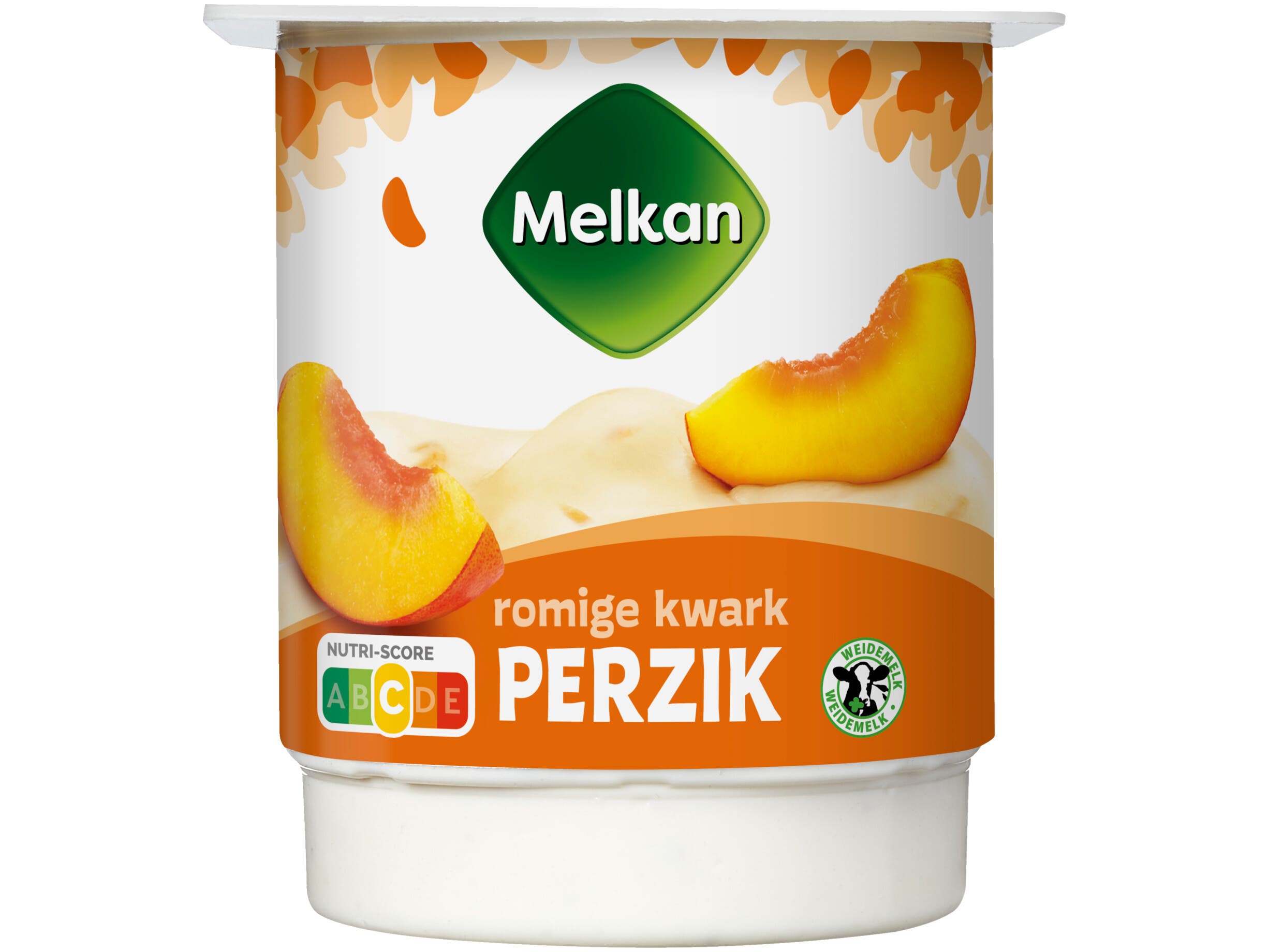 Halfvolle kwark perzik