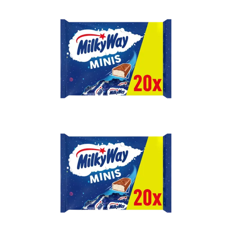 MilkyWay Minis repen uitdeelzak 2-pack