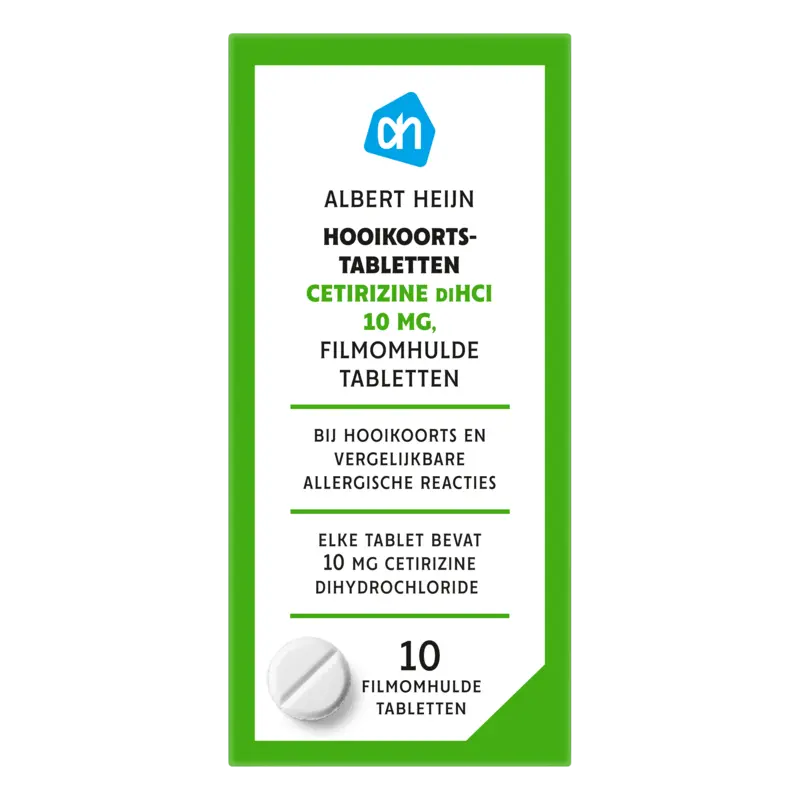 AH Hooikoortstabletten cetirizine