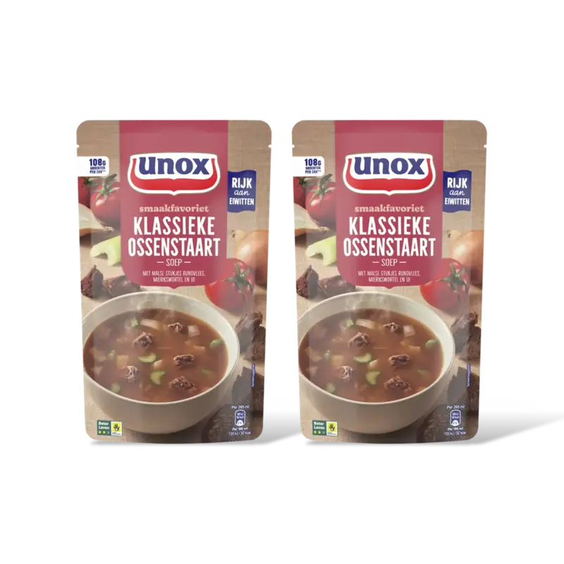 Unox Unox Klassieke ossenstaartsoep 2-pack
