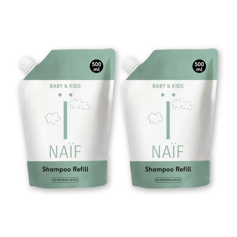 Naïf Baby&kids nourishing shampoo refill 2pk