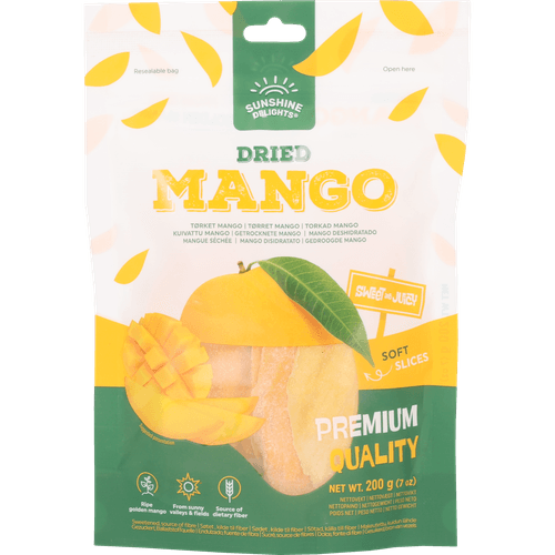 Sunshine Delights Gedroogde mango