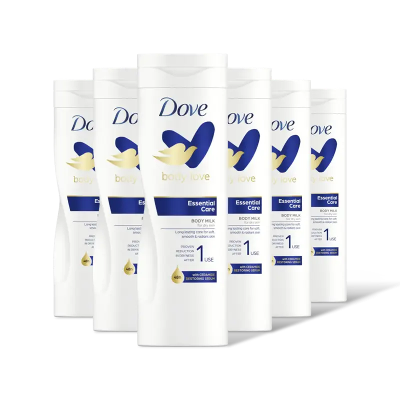 Dove Body lotion essential care 6-pack