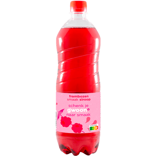 G'woon Limonadesiroop framboos