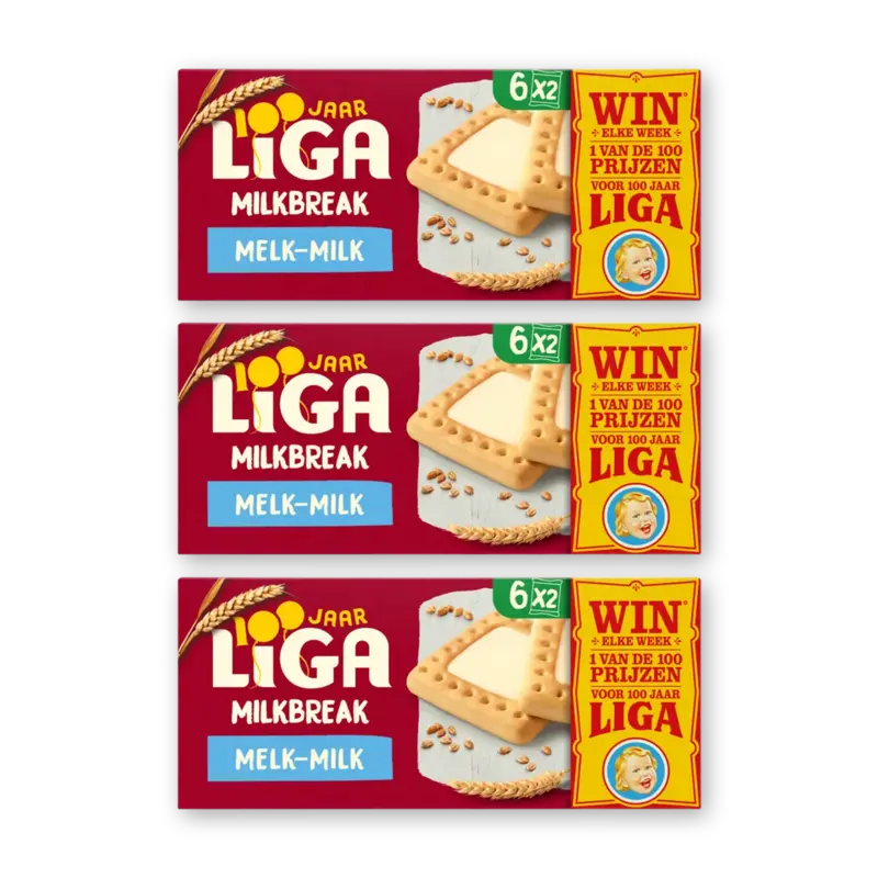 Liga Milkbreak melk 3-pack