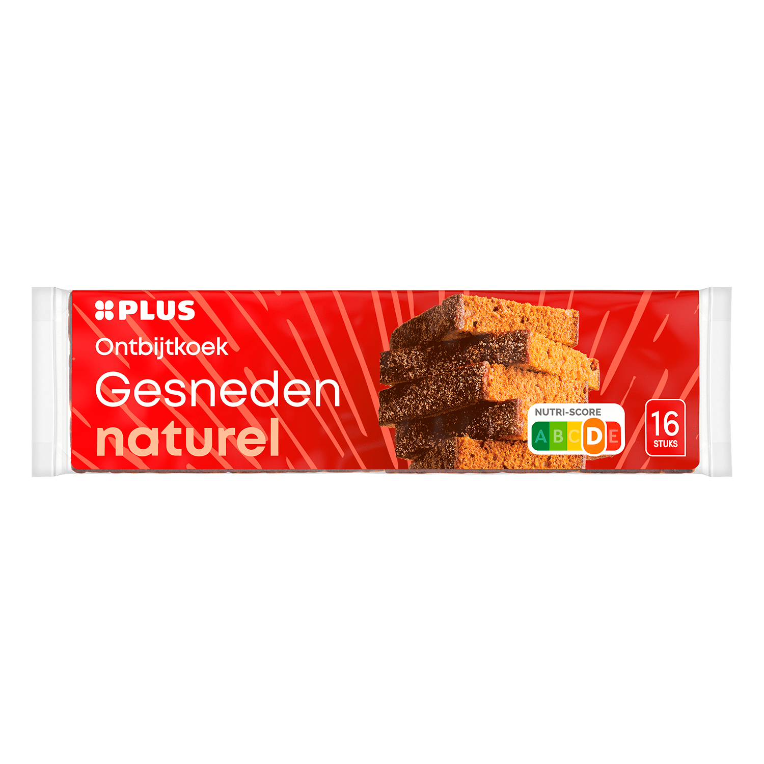 PLUS Ontbijtkoek Naturel gesneden