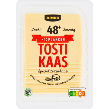 Jumbo Tosti Kaas 48+ Plakken 200 g