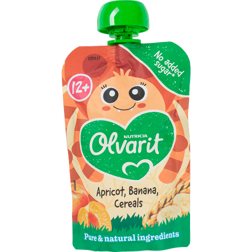 Olvarit 12m437 abrikoos-banaan-granen