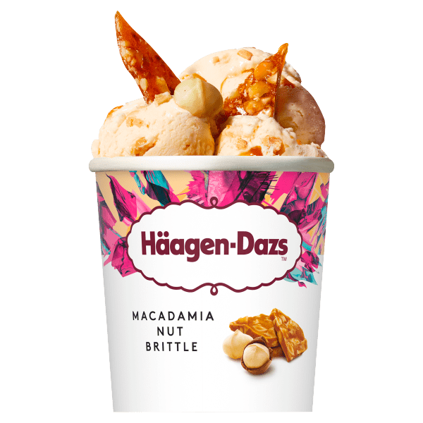 Haagen Dazs Macademia nut brittle roomijs