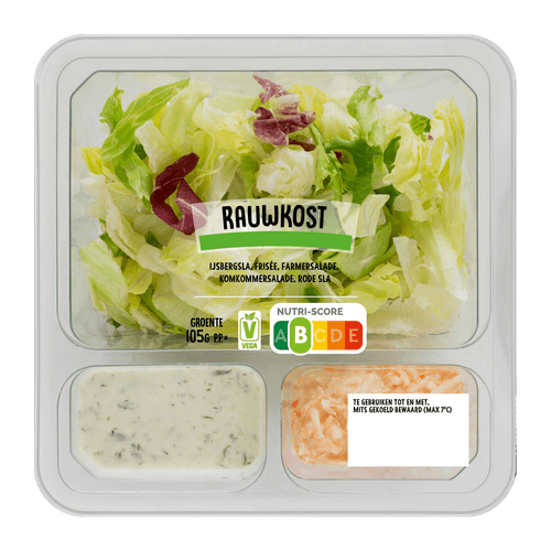 Groene salade rauwkost