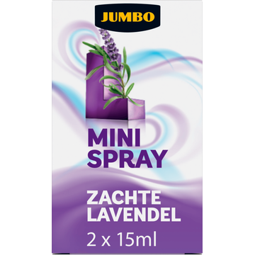 Jumbo Mini Spray Navulling Zachte Lavendel 2 Stuks