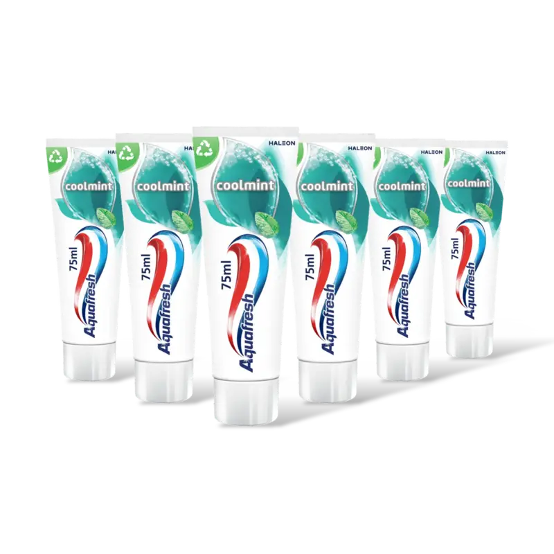 Aquafresh Cool mint tandpasta gezonde tanden 6pck
