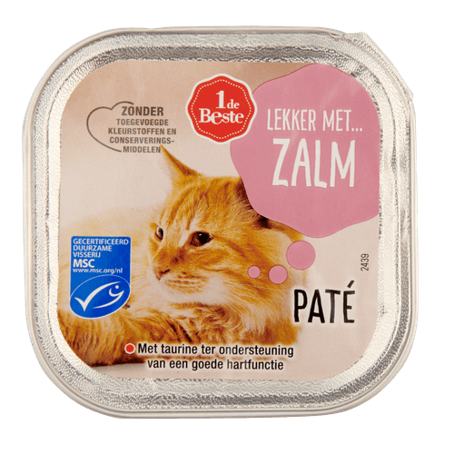 1 de Beste Kat pate zalm