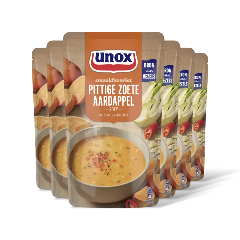 Unox Unox Pittige zoete aardappelsoep 6-pack