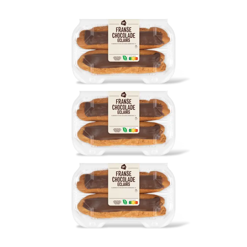 AH Franse chocolade eclairs 3-pack