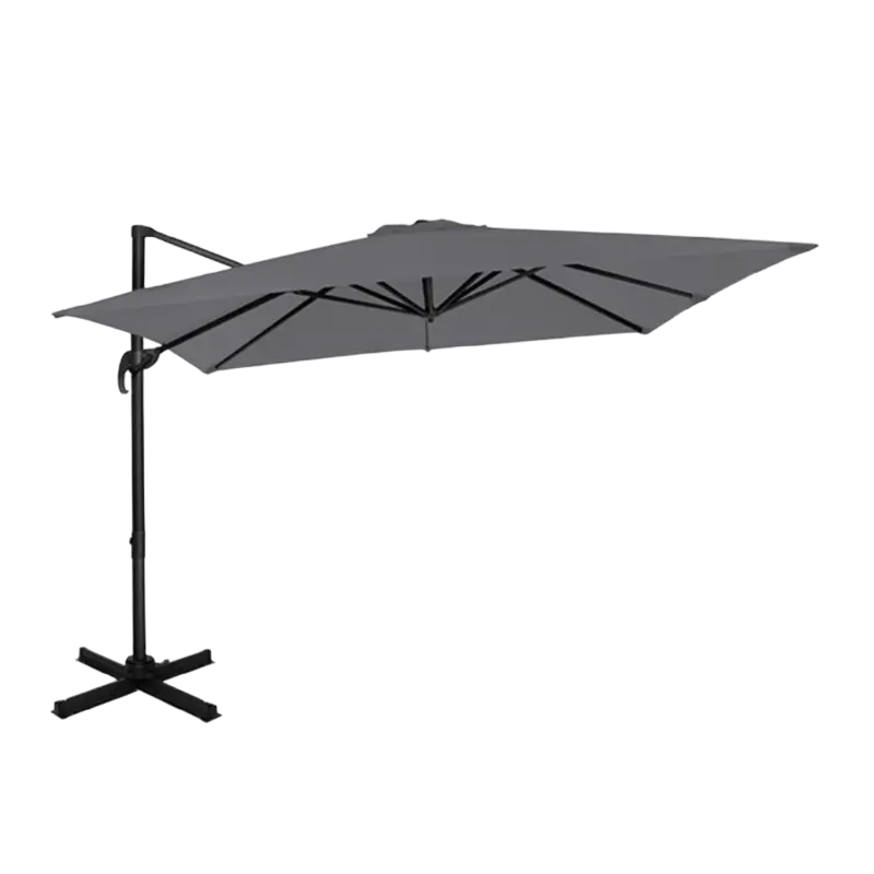 AH Zweefparasol zonder voet grijs