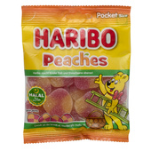 Haribo snoep peaches seftali halal