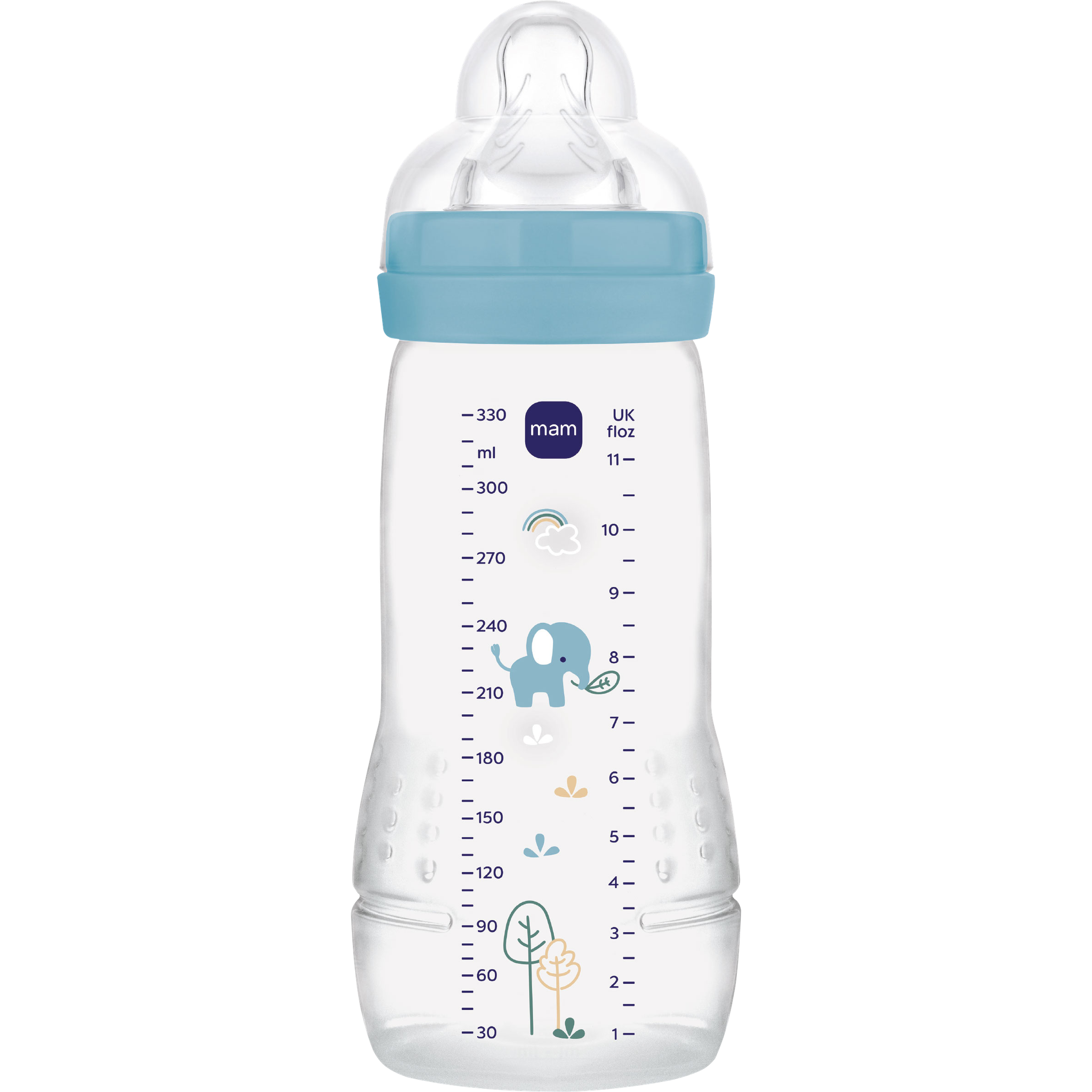 MAM Easy Active Babyfles Blauw 330 ML 
