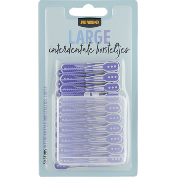 Jumbo Interdentale Borsteltjes Large 50 Stuks