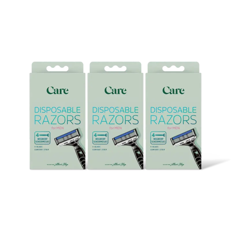 Care Disposable razors for men 3-pack
