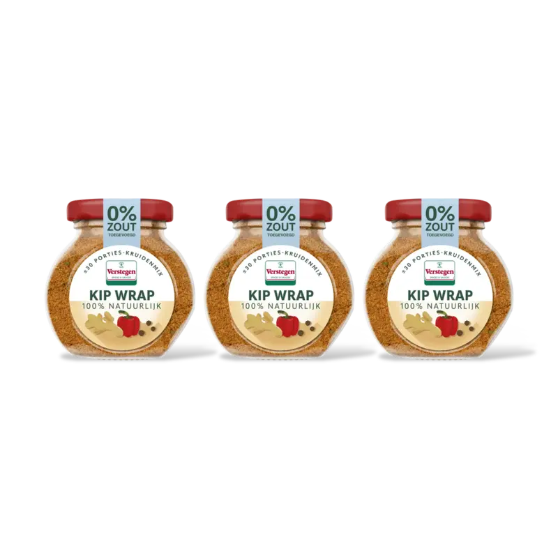 Verstegen Kip wrap kruidenmix 3-pack