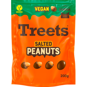 Treets Salted Peanuts 200g