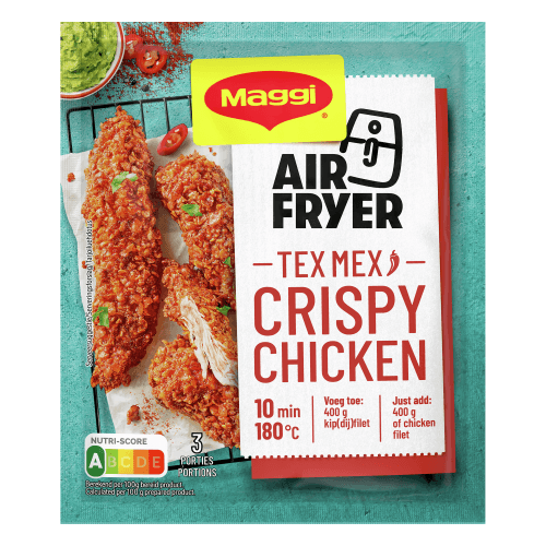 Maggi Kruidenmix airfryer crispy texmex