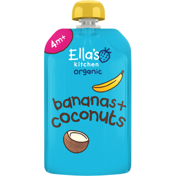 Ella's Kitchen Bananen + kokos 4+ biologisch 120 g