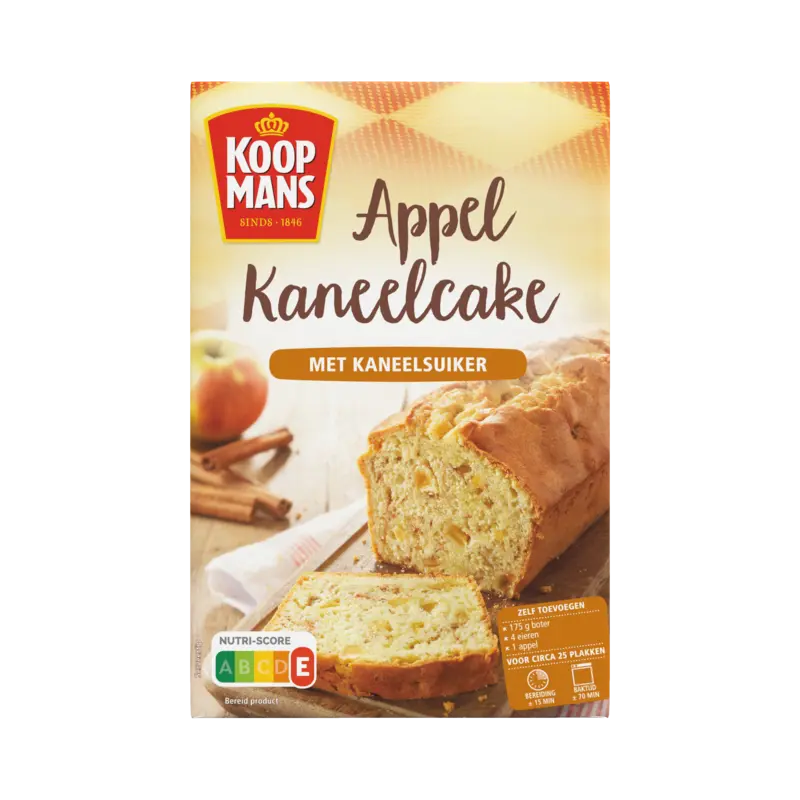 Koopmans Mix voor appelkaneelcake