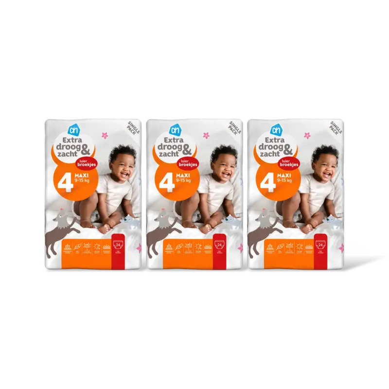 AH EDEZ luierbroekjes maat 4 3-pack
