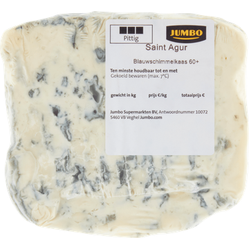 Jumbo Saint Agur Blauwschimmelkaas 60+ ca. 144 g