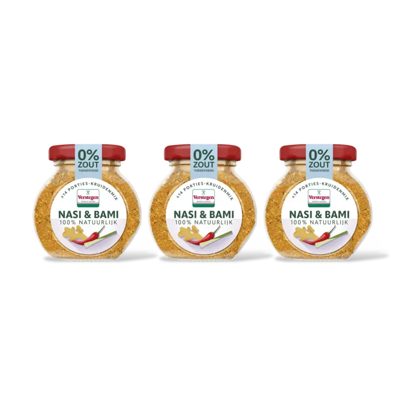Verstegen Nasi & bami kruidenmix 3-pack