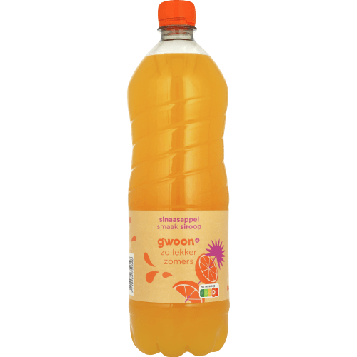 G'woon Limonadesiroop sinaasappel