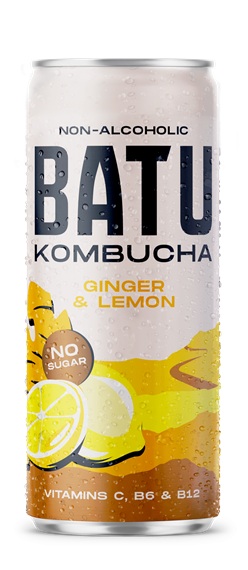 Batu Kombucha Ginger & Lemon