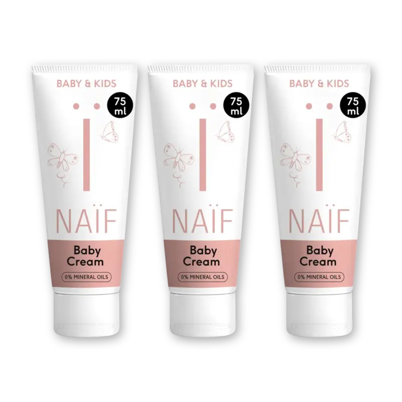 Naïf Baby & kids baby cream 3-pack