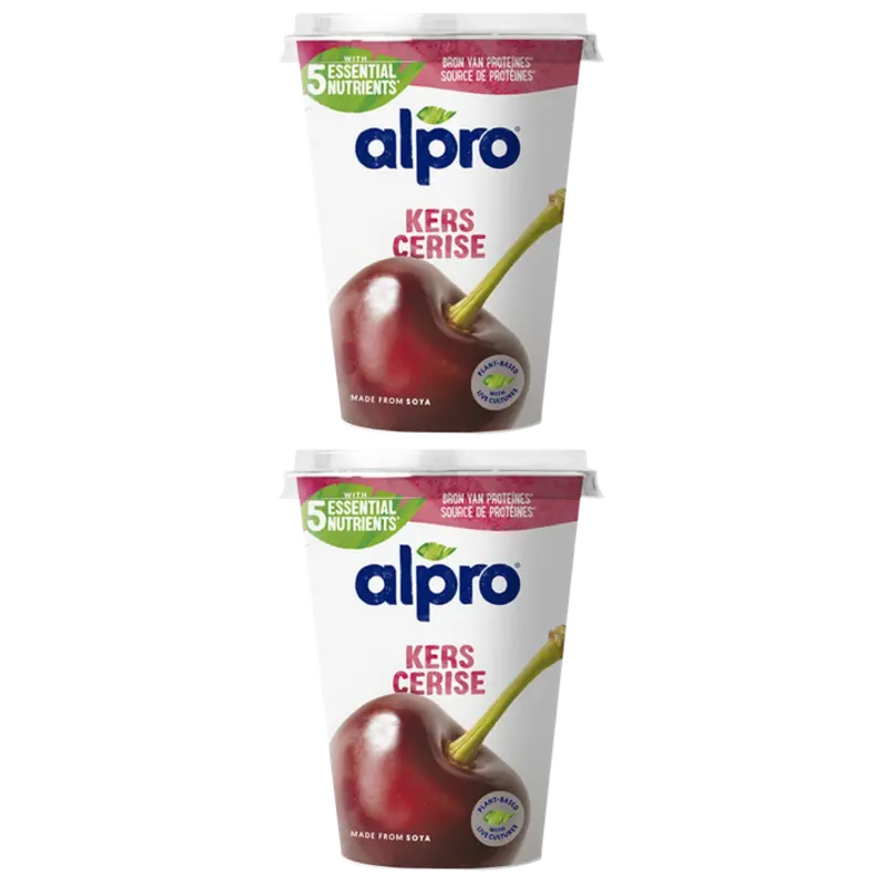 Alpro Plantaardig variatie kers 2-pack