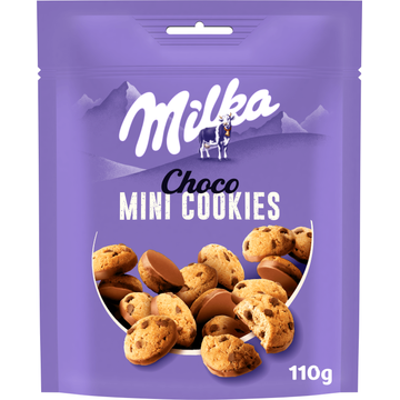 Milka Mini Cookies Chocolade Koekjes 110 g