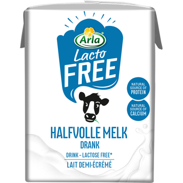 Arla Lactofree houdbare halfvolle melk lactosevrij 6x 200ml