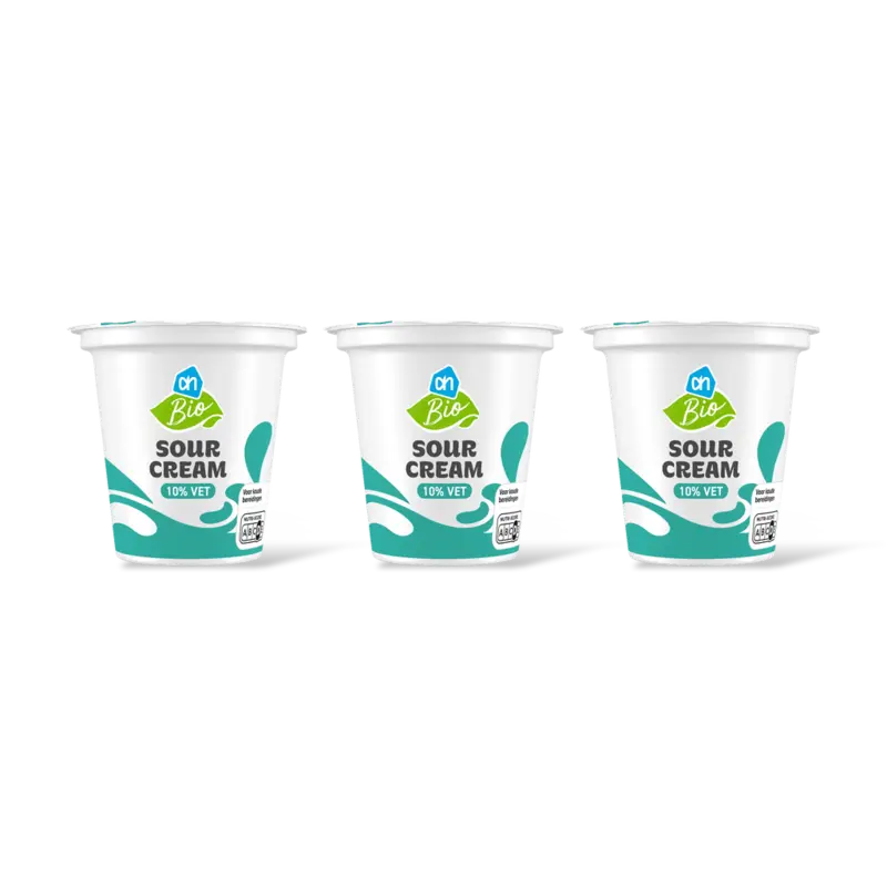 AH Biologisch Sour cream 3-pack