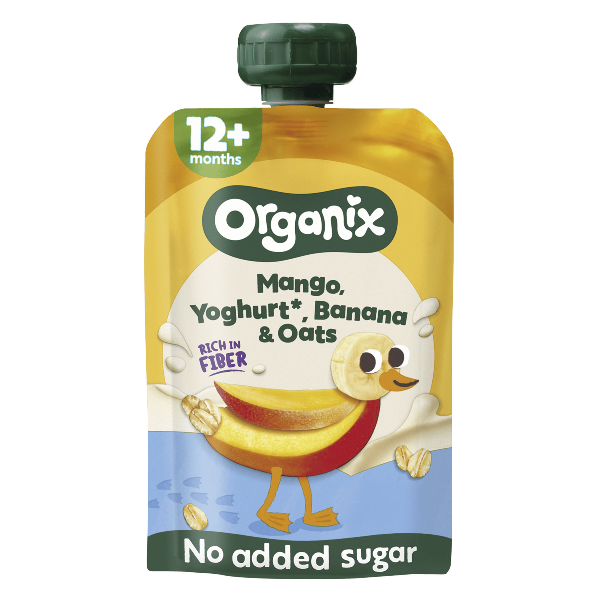 Organix Knijpfruit Mango Yoghurt Banaan 12+m