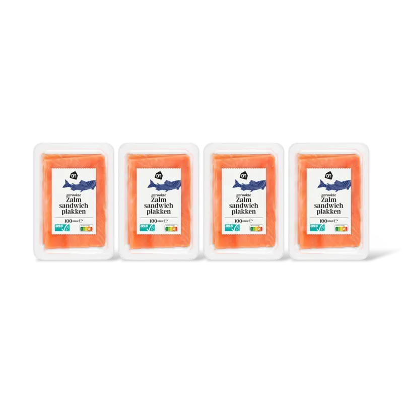 AH Sandwich zalmplakken 4-pack