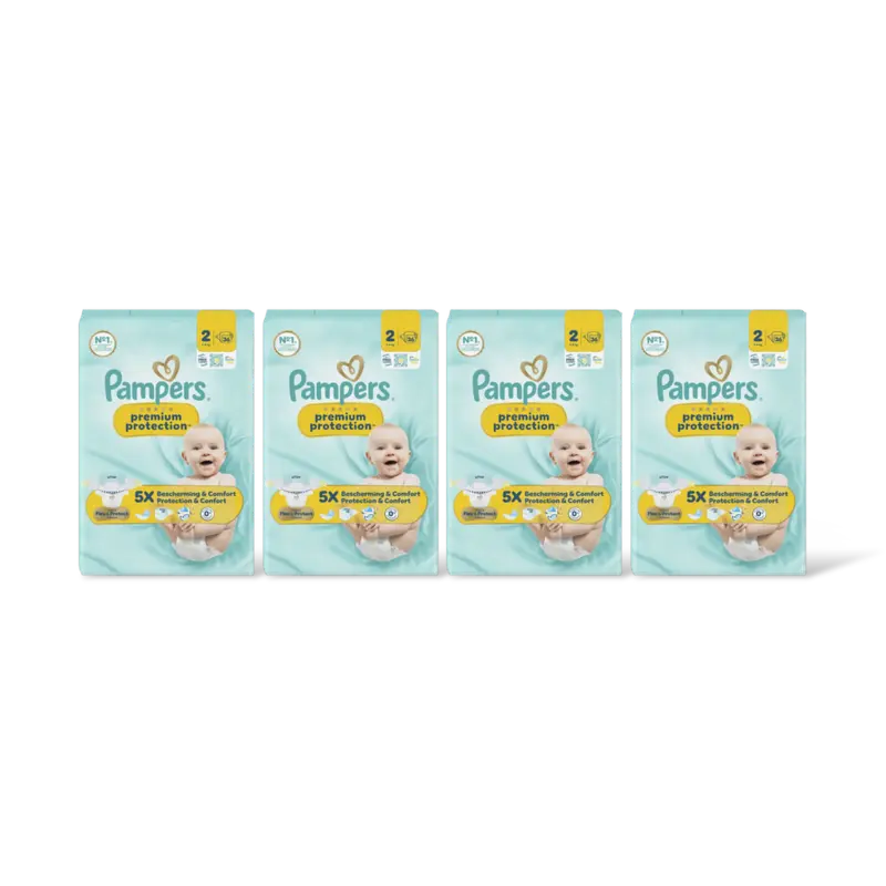 Pampers Premium protection luiers maat 2 4-pack
