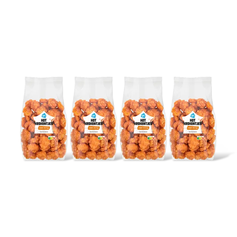 AH Hot krokantjes licht pittig 4-pack