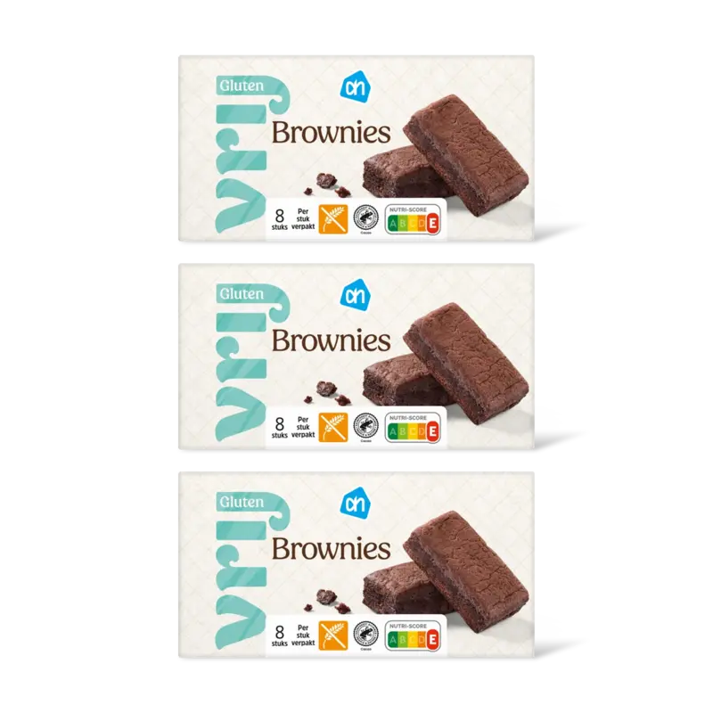 AH Glutenvrij Brownies 3-pack