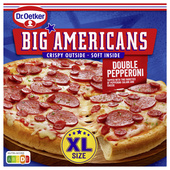 Dr. Oetker big americans double pepperoni