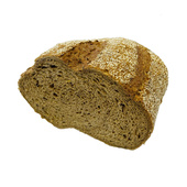 Lokale Bakker topfit bruin half gesneden