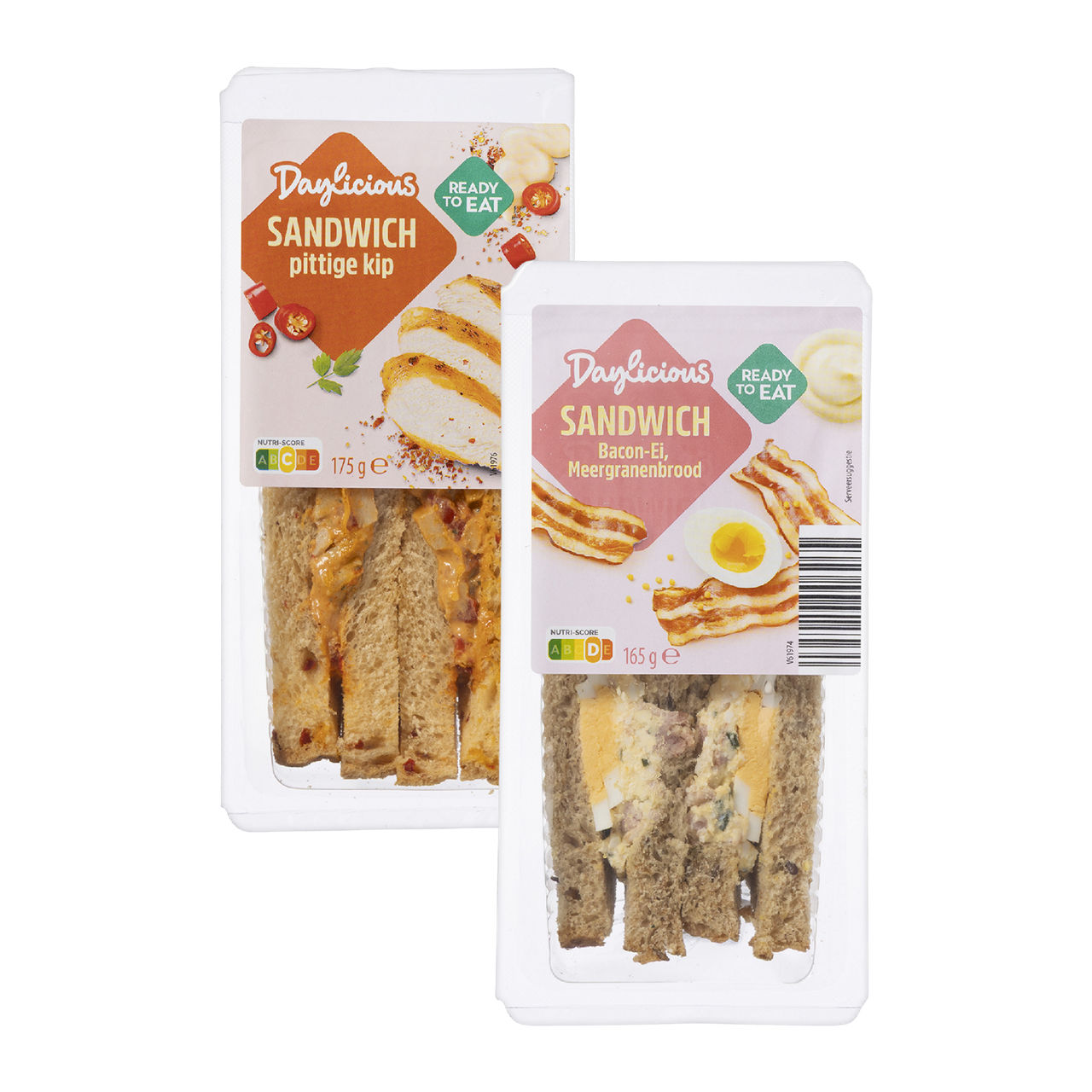 Sandwich bacon-ei of spicy chicken
