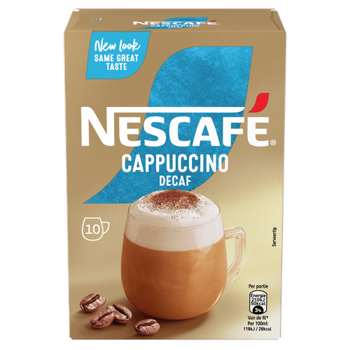 Nescafé Oploskoffie cappuccino cafeïnevrij
