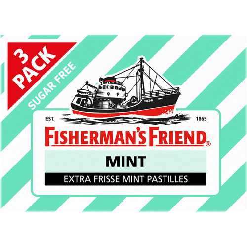 Fisherman's Friend Mint suikervrij 3 pack